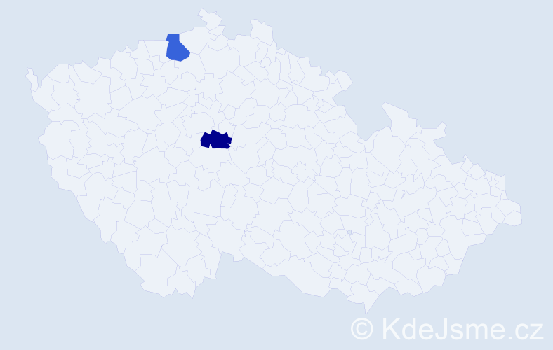 Jméno: 'Martin Libor', počet výskytů 2 v celé ČR