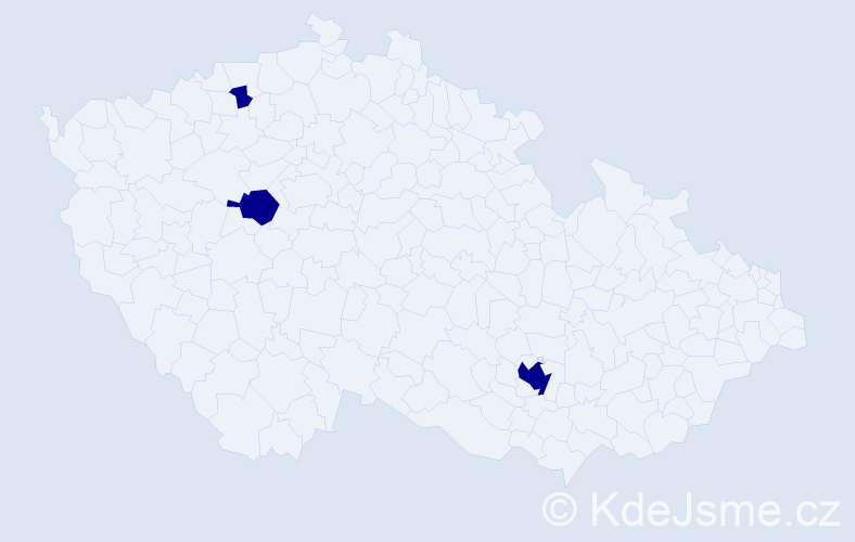 Jméno: 'Raad', počet výskytů 3 v celé ČR