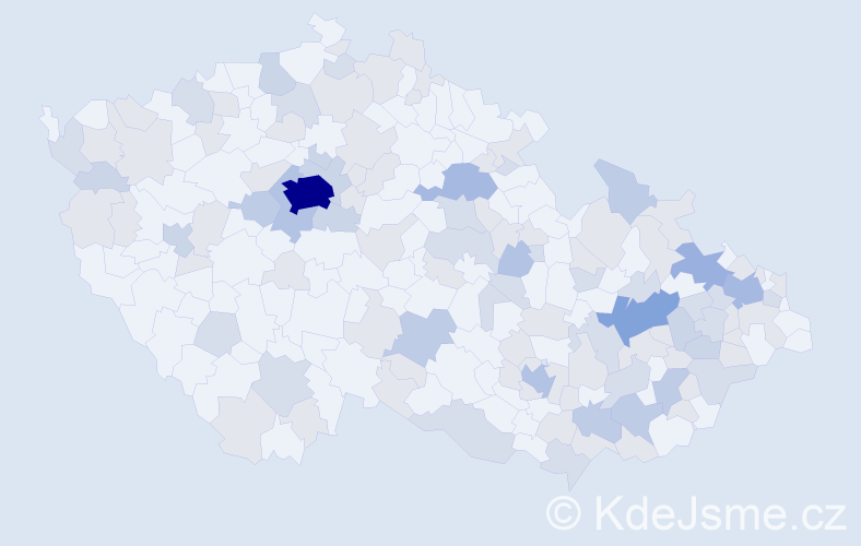 Jméno: 'Jeroným', počet výskytů 238 v celé ČR