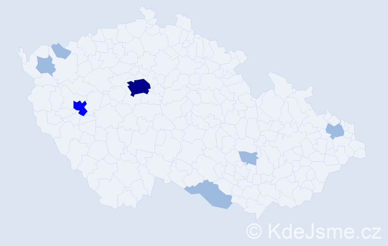 Jméno: 'Binh Minh', počet výskytů 12 v celé ČR