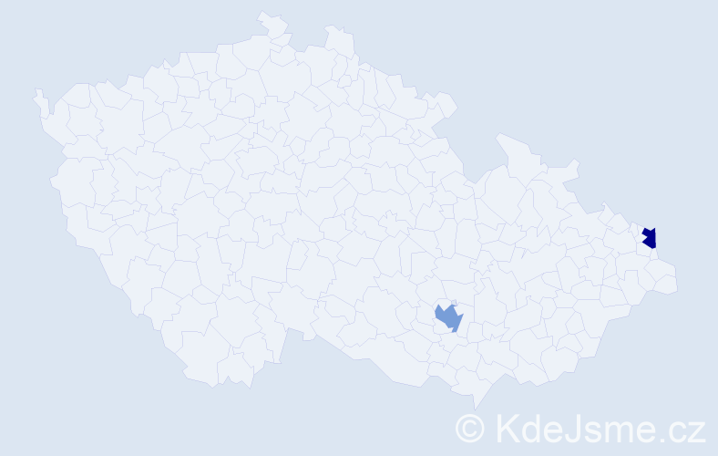 Jméno: 'Janusz Kazimierz', počet výskytů 2 v celé ČR