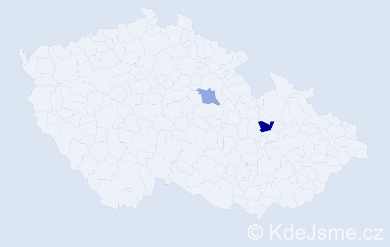 Jméno: 'Sergelen', počet výskytů 2 v celé ČR