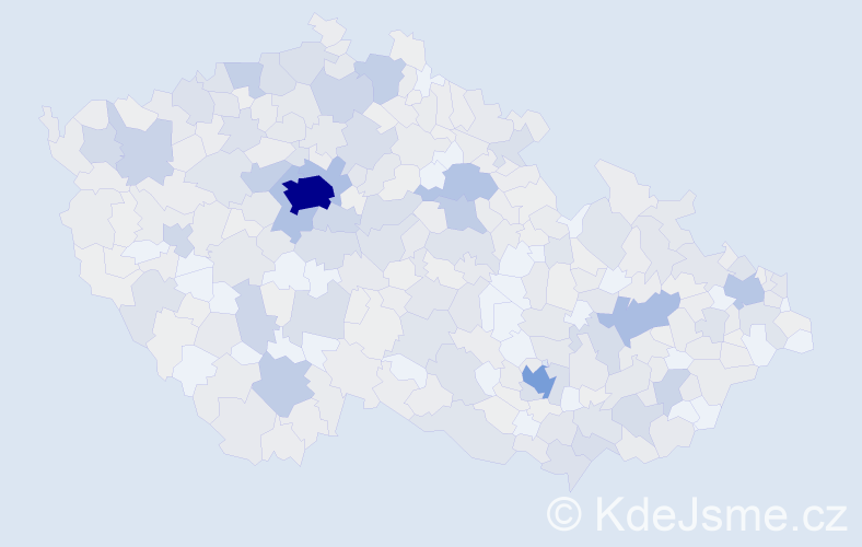Jméno: 'Ella', počet výskytů 1261 v celé ČR