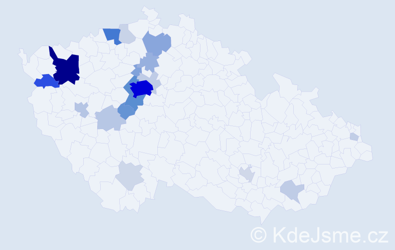 Jméno: 'Georgy', počet výskytů 112 v celé ČR