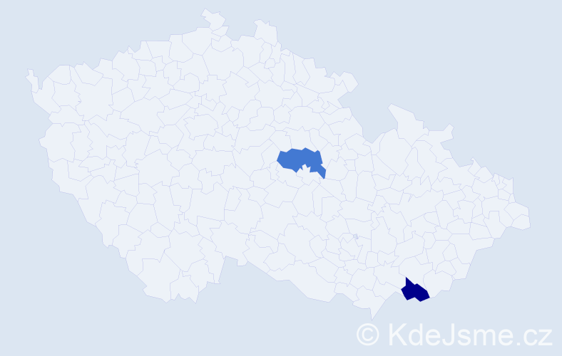 Jméno: 'Peter Josef', počet výskytů 2 v celé ČR