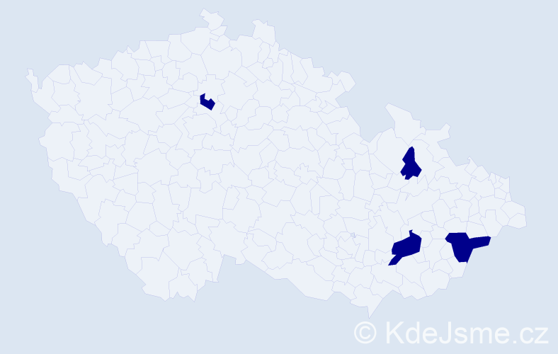 Jméno: 'Shanel', počet výskytů 4 v celé ČR