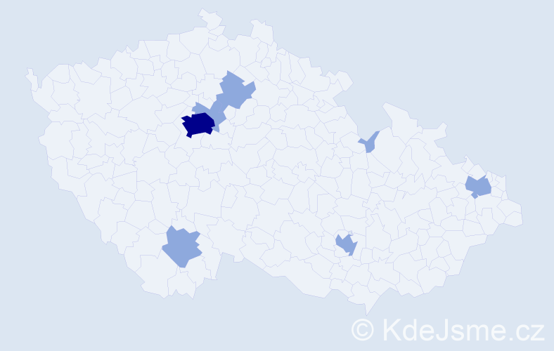 Jméno: 'Yakiv', počet výskytů 14 v celé ČR