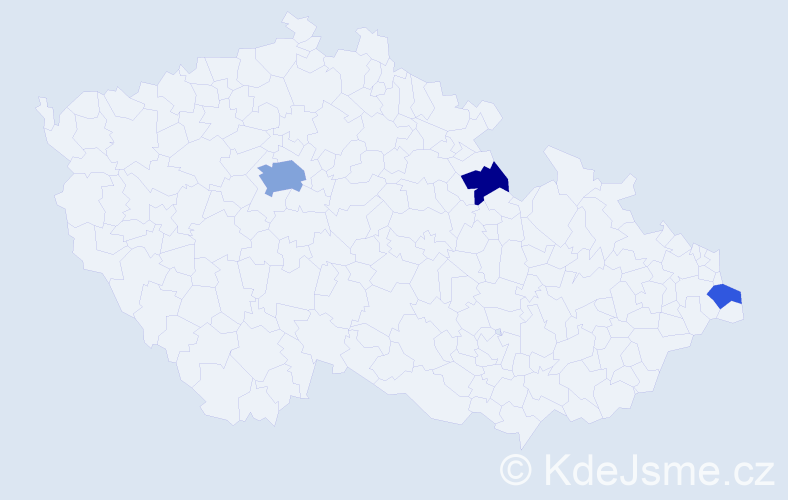 Jméno: 'Christopher Paul', počet výskytů 7 v celé ČR