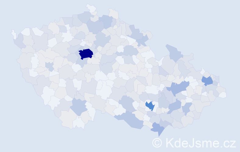Jméno: 'Lubomíra', počet výskytů 593 v celé ČR