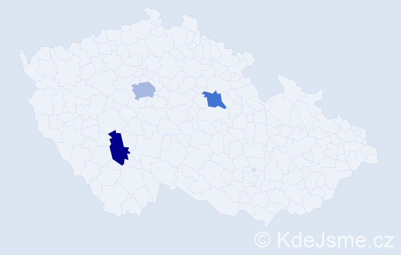 Jméno: 'Takuya', počet výskytů 4 v celé ČR