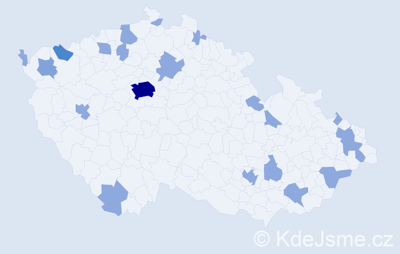 Jméno: 'Kerstin', počet výskytů 32 v celé ČR