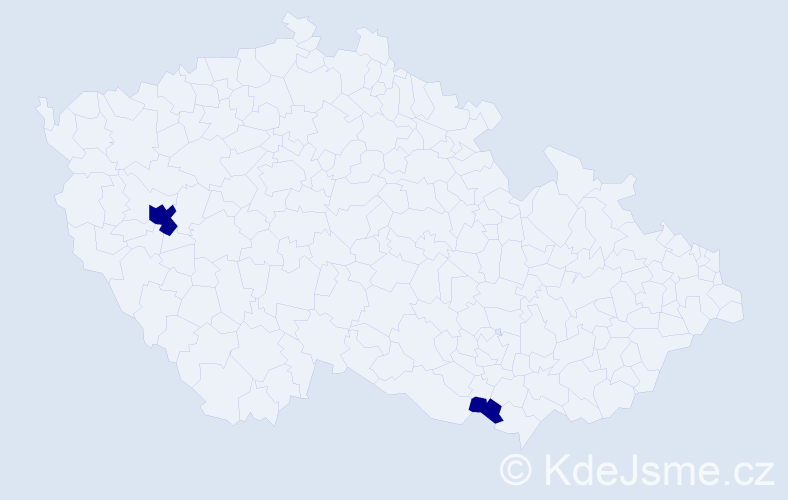Jméno: 'Marek Rafael', počet výskytů 2 v celé ČR