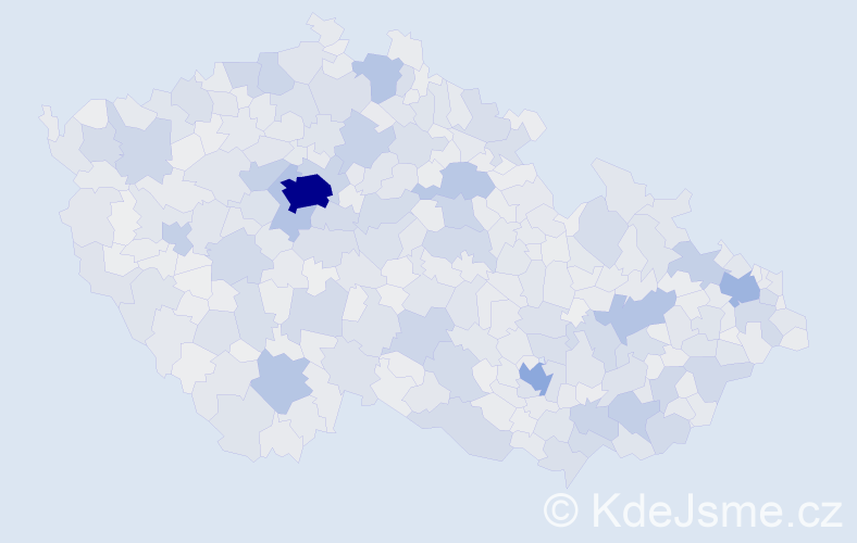 Jméno: 'Štěpán', počet výskytů 19706 v celé ČR