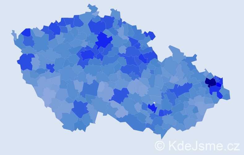 Jméno: 'Denisa', počet výskytů 25189 v celé ČR