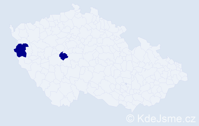 Jméno: 'Živka', počet výskytů 2 v celé ČR
