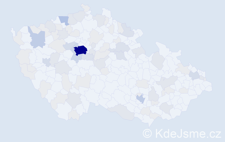 Jméno: 'Raisa', počet výskytů 194 v celé ČR