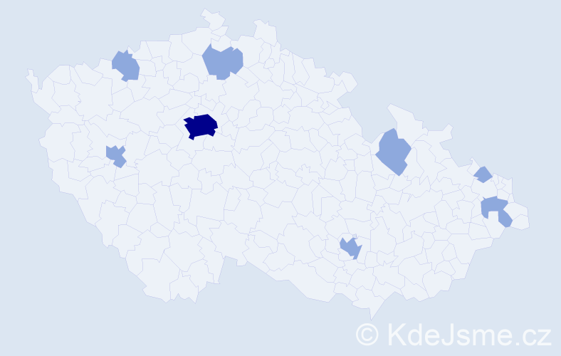 Jméno: 'Esad', počet výskytů 16 v celé ČR