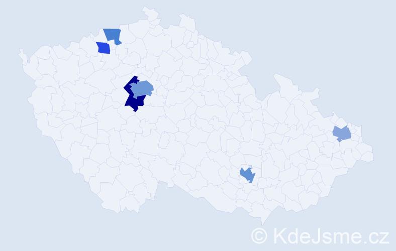 Jméno: 'Saveliy', počet výskytů 12 v celé ČR