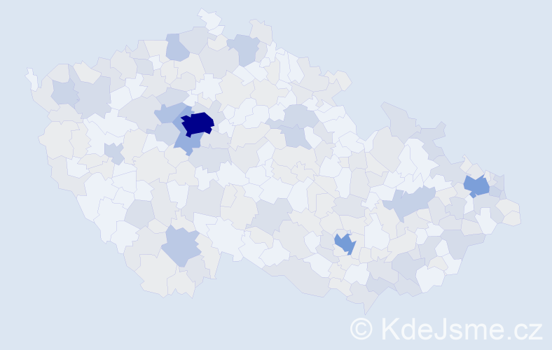 Jméno: 'Isabela', počet výskytů 506 v celé ČR