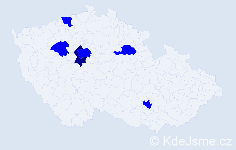 Jméno: 'Cong Tuan', počet výskytů 7 v celé ČR