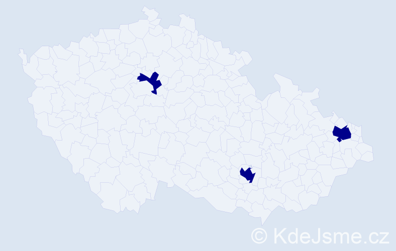 Jméno: 'Adam-David', počet výskytů 3 v celé ČR
