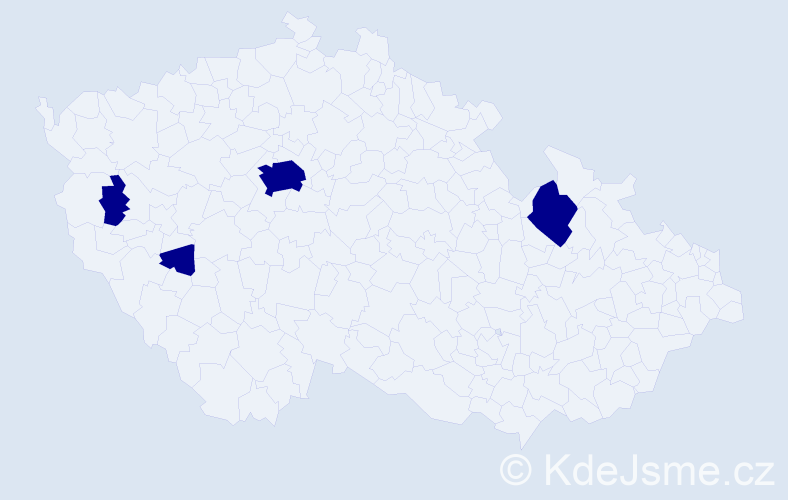 Jméno: 'Manfred Adolf', počet výskytů 4 v celé ČR