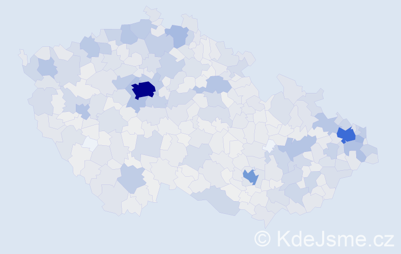 Jméno: 'Kristián', počet výskytů 3355 v celé ČR