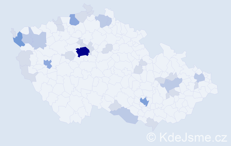 Jméno: 'Tuan Anh', počet výskytů 71 v celé ČR