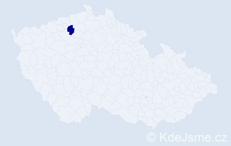 Jméno: 'Rostislav Justin', počet výskytů 1 v celé ČR