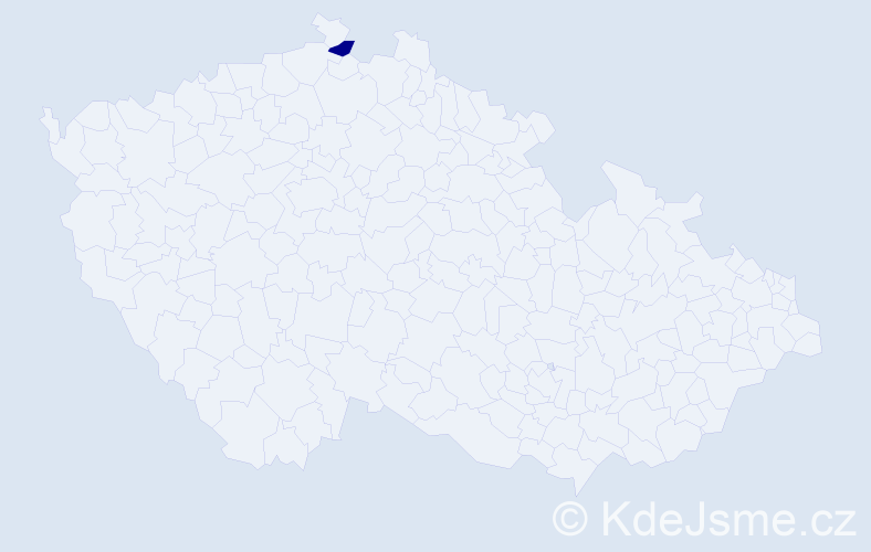 Jméno: 'Truong Michal', počet výskytů 1 v celé ČR