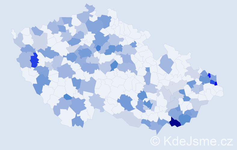 Jméno: 'Branislav', počet výskytů 228 v celé ČR