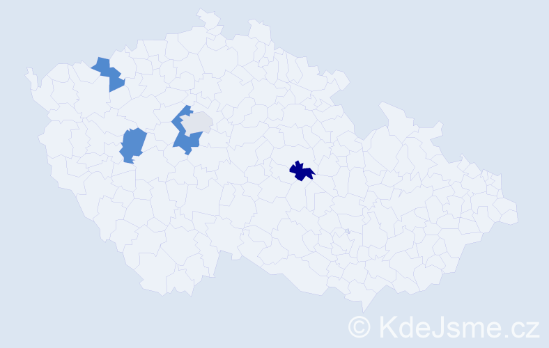 Jméno: 'Martin Jakub', počet výskytů 6 v celé ČR