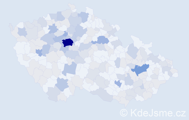 Jméno: 'Vratislava', počet výskytů 359 v celé ČR