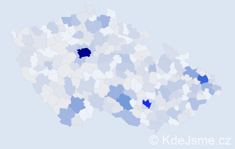 Jméno: 'Tina', počet výskytů 648 v celé ČR