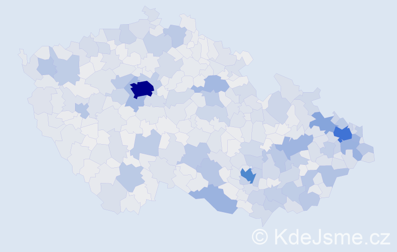 Jméno: 'Robin', počet výskytů 5575 v celé ČR