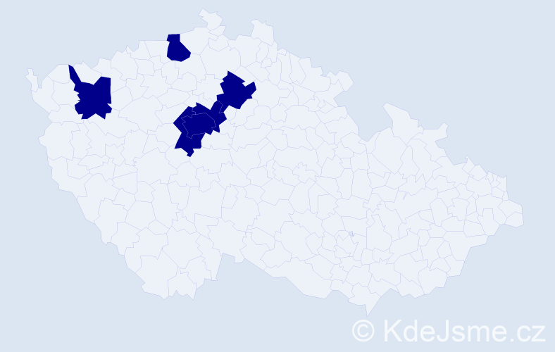 Jméno: 'Aljona', počet výskytů 6 v celé ČR