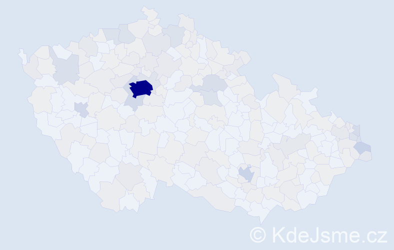 Jméno: 'Alina', počet výskytů 586 v celé ČR