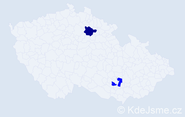 Jméno: 'Adam Rene', počet výskytů 2 v celé ČR