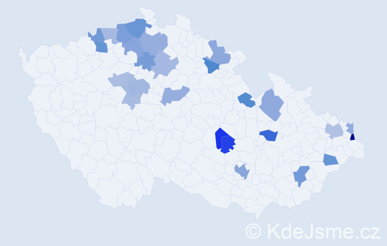 Jméno: 'Dolores', počet výskytů 42 v celé ČR