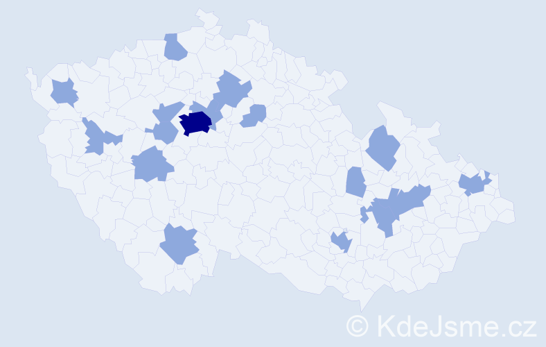 Jméno: 'Neli', počet výskytů 23 v celé ČR