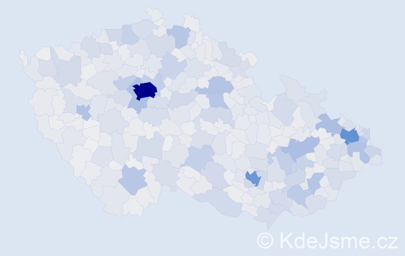 Jméno: 'Adam', počet výskytů 38186 v celé ČR