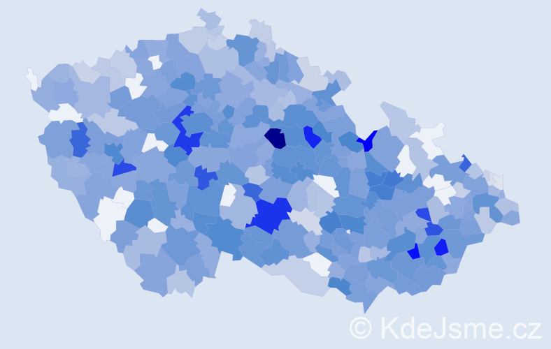 Jméno: 'Justýna', počet výskytů 1082 v celé ČR