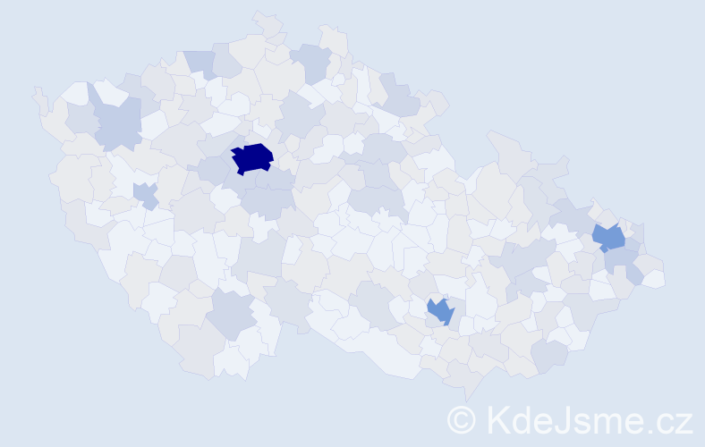 Jméno: 'Elizabeth', počet výskytů 403 v celé ČR