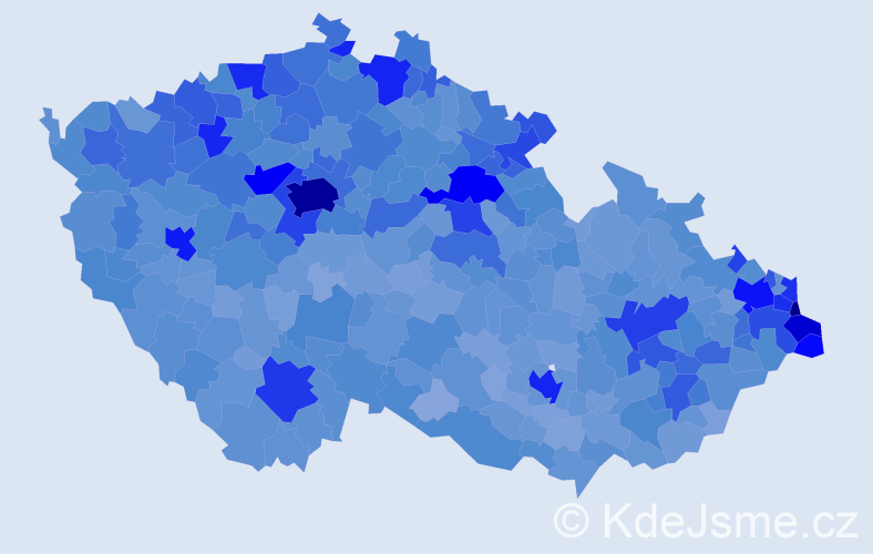 Jméno: 'Irena', počet výskytů 43040 v celé ČR