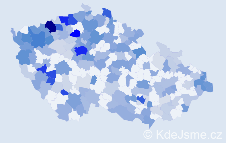 Jméno: 'Eugen', počet výskytů 561 v celé ČR