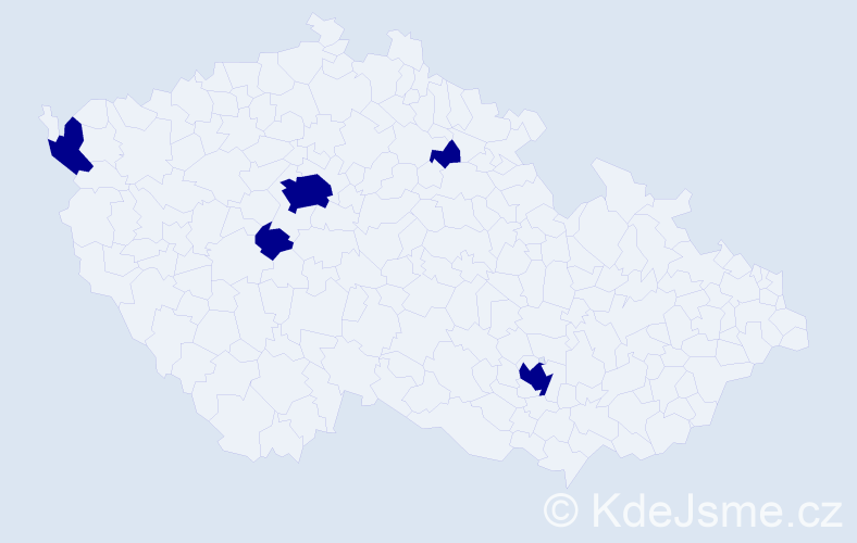 Jméno: 'Ivan Todorov', počet výskytů 5 v celé ČR