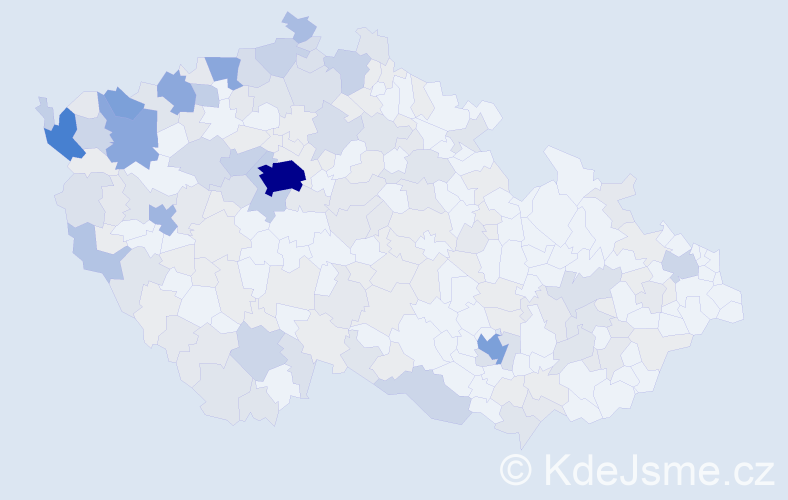 Jméno: 'Thanh', počet výskytů 564 v celé ČR