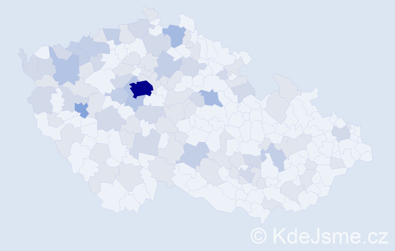 Jméno: 'Olena', počet výskytů 173 v celé ČR