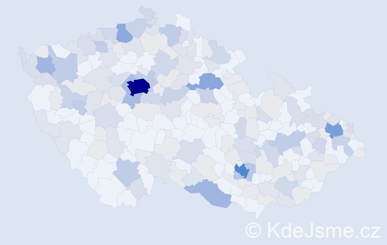 Jméno: 'Charlotte', počet výskytů 432 v celé ČR