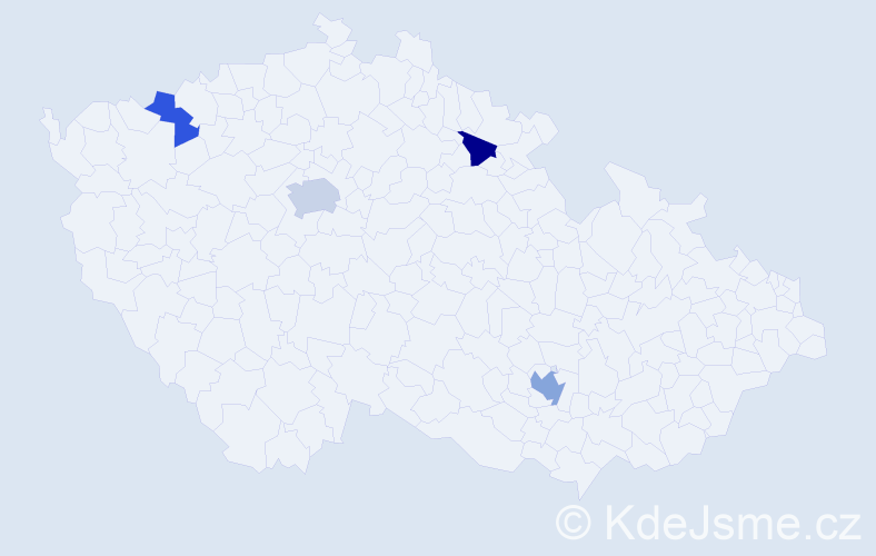 Jméno: 'Renee', počet výskytů 6 v celé ČR